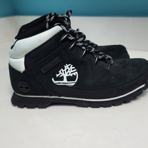 Timberland Women's Black and White Low Top Boots Sz 9 - Picture 4 of 10